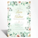 Eucalyptus Garden Wedding Invitation