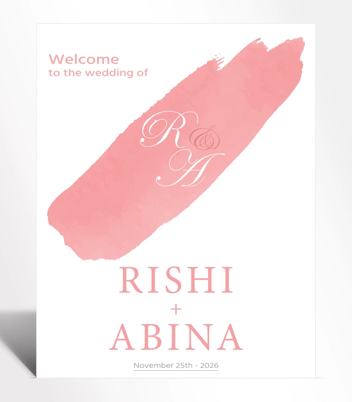 Sign 9 Rosé Stroke Sign Collection - Image 1